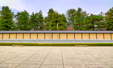 Wall Mural - 京都、迎賓館の風景