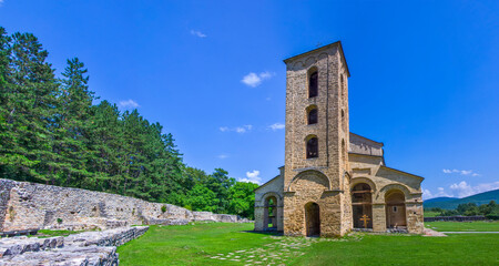 Wall Mural - Sopocani monastery in Serbia