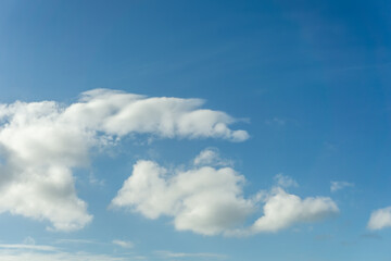 Wall Mural - Outdoor high definition blue sky and white clouds background material