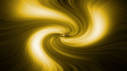 Wall Mural - Beautiful yellow cosmic fractal background