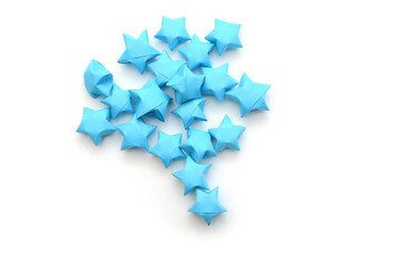 Wall Mural - Origami stars decoration