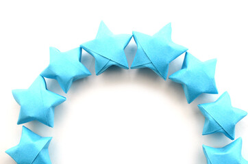 Wall Mural - Origami stars decoration