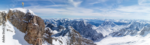 Plakaty Alpy  zugspitze-bawaria-tyrol-alpy-panorama