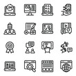 © SmashingStocks - Pack of Video Content and Website Linear Icons