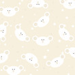Kleiner Koala Bär Moritz Grafik in Cartoon-Style für Postkarten, Einladungen, Tapeten, T-Shirts und Spielzeuge, hintergrund textur tapete stoff wand muster tier pastell beige