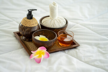 Asian natural spa skin care ingredient and aromatic oil