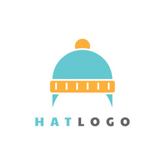 Poster - hat logo design vector illustration