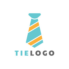 Poster - tie logo design vector illustration