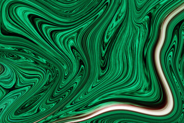 Silver and green  liquid marble vector background