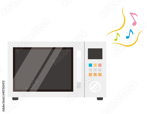 電子レンジのベクターイラスト 家電 Appliance Wall Mural Applian Nisi