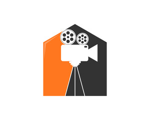 Sticker - Video recorder in the house logo