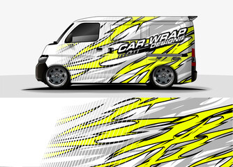 abstract background vector for racing car wrap design and vehicle livery 