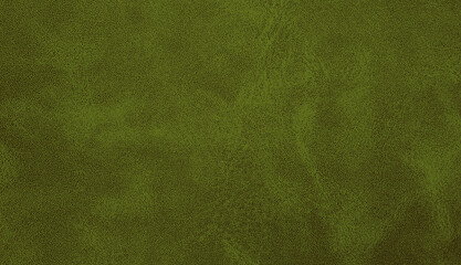 background of rough fabric olive green color. blank page of leather texture background with rough and grunge skin, full frame. Close up detail of textured sheet of olive green organic art background. 