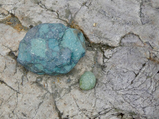 Colored stone