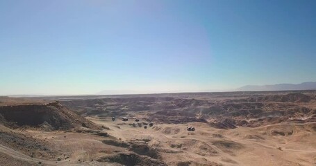 Wall Mural - Jeeping on a Desert Mountain