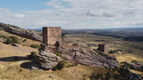 Fototapeta Krajobraz - Castillo de Zafra guadalajara españa castilla la mancha paisaje panoramico de la fortificación juego de tronos viajes turismo