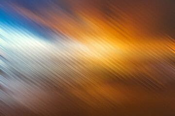 abstract orange, blue and white light rays background