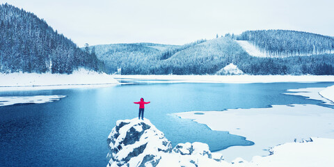 Wall Mural - Weite und Stille im Winter