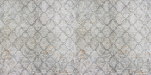 old white gray grey rusty vintage worn shabby elegant damask rue diamond floral leaves flower patchw