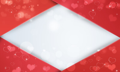 Wall Mural - Valentines day Card