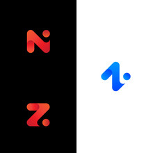 Gradient N NI Z Logo Icon Vector Modern Concept