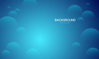 Aufkleber - Abstract background vector illustration. Gradient blue with geometric shapes composition.