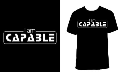 Awesome motivational T-shirt Design with Quote 