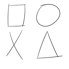 Poster - Forms Set. Vector.