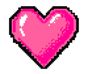 Aufkleber - The heart shape symbol. Metaphorical or symbolic ideograph of love and affection.