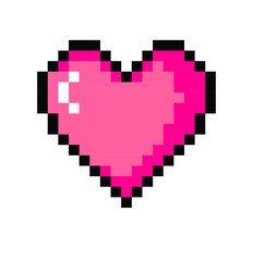 Aufkleber - The heart shape symbol. Metaphorical or symbolic ideograph of love and affection.