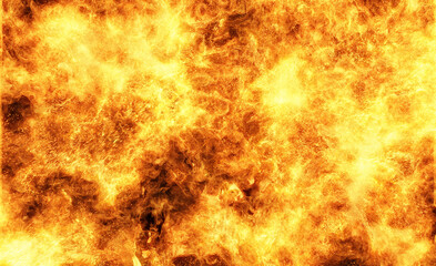 Poster - fire burning background. 3d render