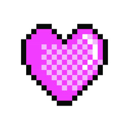 Aufkleber - The heart shape symbol. Metaphorical or symbolic ideograph of love and affection.