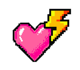 Aufkleber - The heart shape symbol. Metaphorical or symbolic ideograph of love and affection.
