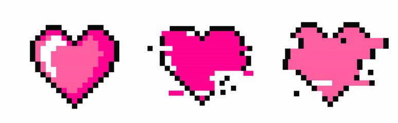 Aufkleber - The heart shape symbol. Metaphorical or symbolic ideograph of love and affection.