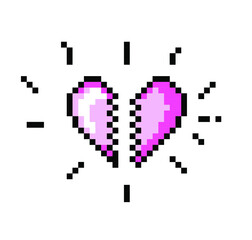 Aufkleber - The heart shape symbol. Metaphorical or symbolic ideograph of love and affection.
