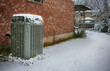 © GalinaSt - Modern high efficiency air conditioner under falling snow