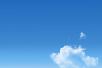 Wall Mural - blue sky with clouds