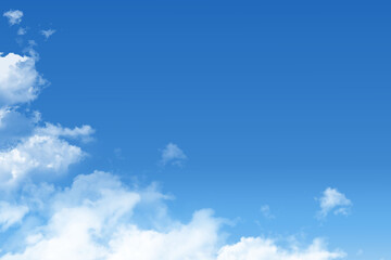 Wall Mural - blue sky with clouds