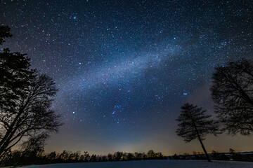starry night sky
