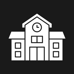 Sticker - School Building Icon