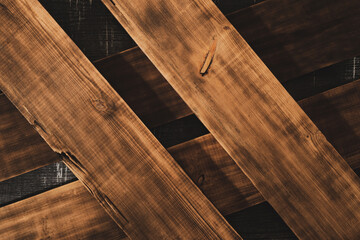 Wooden background from planks and table surfaces.