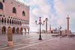 St. Mark's Square at early morning, Venice, Italy. 