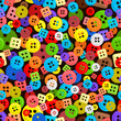 Beautiful vector pattern of colored buttons