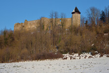 The Old Castle Of Novigrad On The River Dobra In Croatia