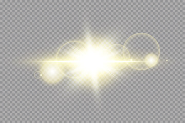 Wall Mural - shining golden stars isolated on black background. vector illustration.