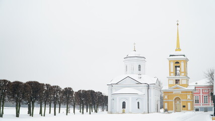 Wall Mural - Houses and churches of Moscow