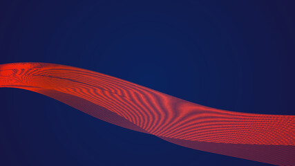 Poster - abstract line background