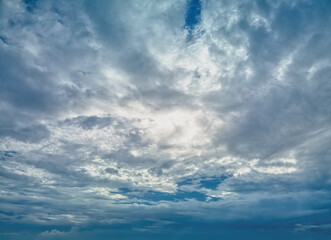 Moody Blue Skies - OcuDrone Aerial Sky Images