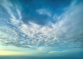 Moody Blue Skies - OcuDrone Aerial Sky Images