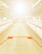 Blur image of People shopping at market Defocused blur background